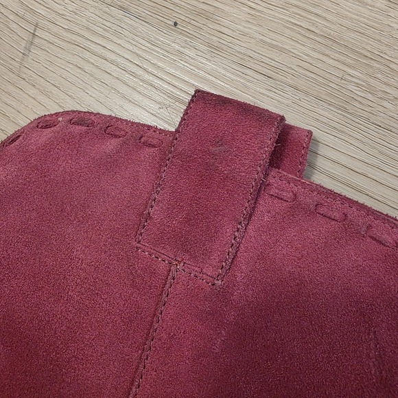 Gianni Bini Pink Suede Festival Going Out Cowgirl Mid Calf Boots Sizs 9.5M - Picture 8 of 12